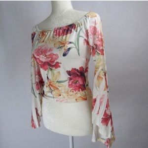Gaze USA beautiful floral top XS